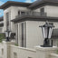 Solar Column Headlights With Dimmable LED - Korvel