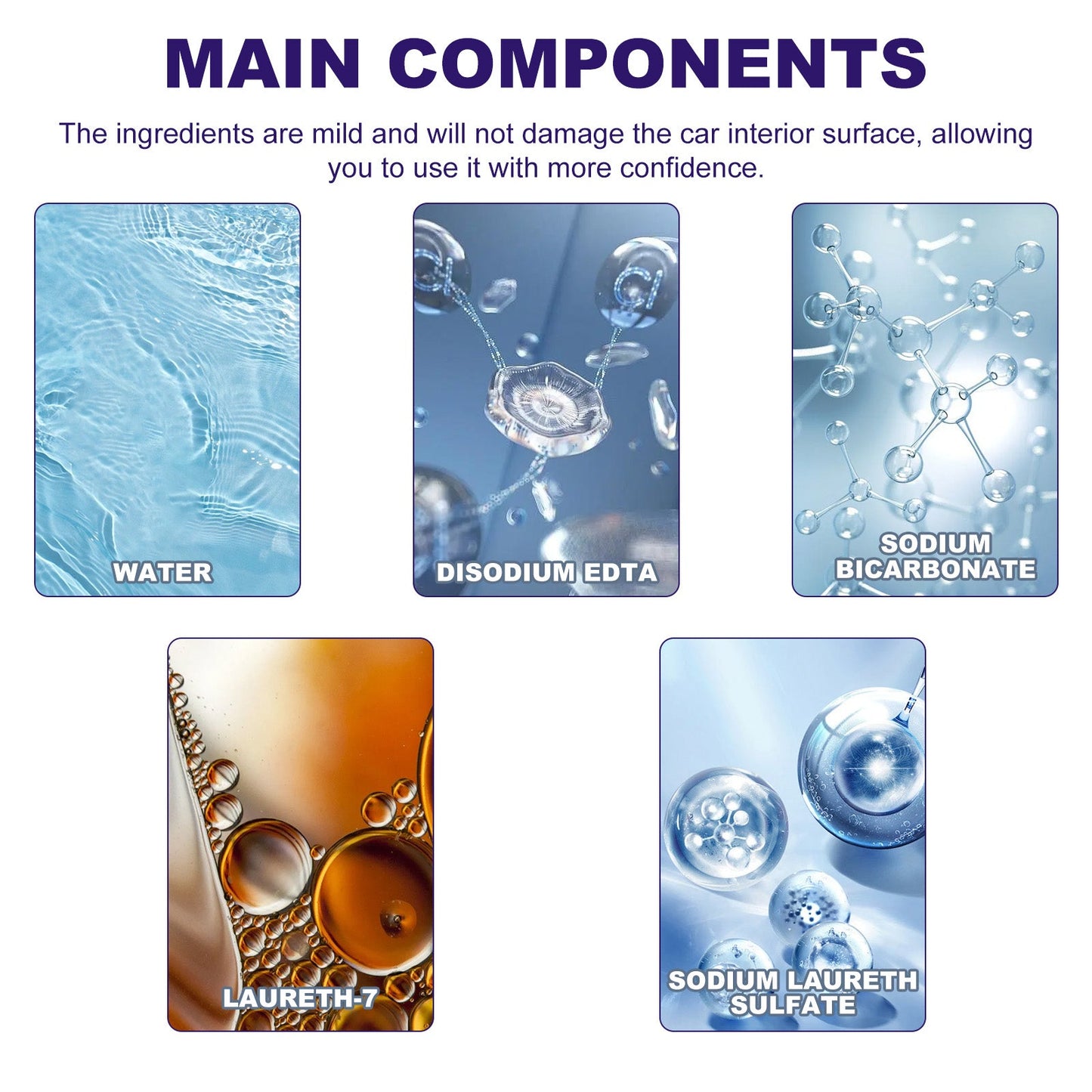 Car Interior Cleaner, Car Interior Seat Cleaning And Maintenance Brightening Decontamination Refurbishing Agent - Korvel