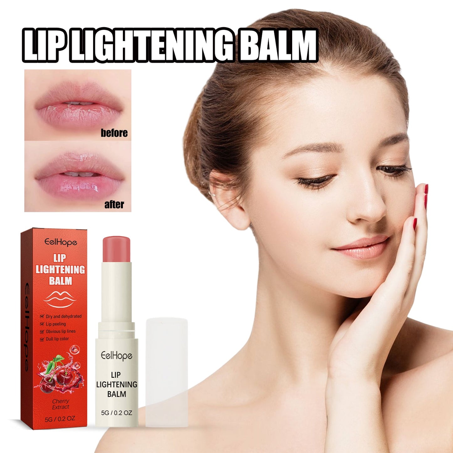 Cherry Moisturizing Lip Balm for Soft, Hydrated Lips