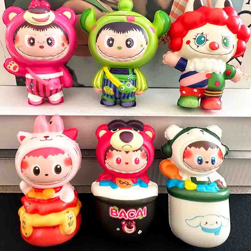 Netbag Egg Boy Party Pinch Music Stress Relief Toy Slow Rebound Ventilatory Artifact Cartoon Stress Relief Student Small Gift Item - Korvel