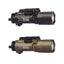 Tactica Flashlight X300-B/X300U-B/XU35: metal pistol gun strobe LED lights for 20mm rails, ideal for airsoft and hunting. - Korvel