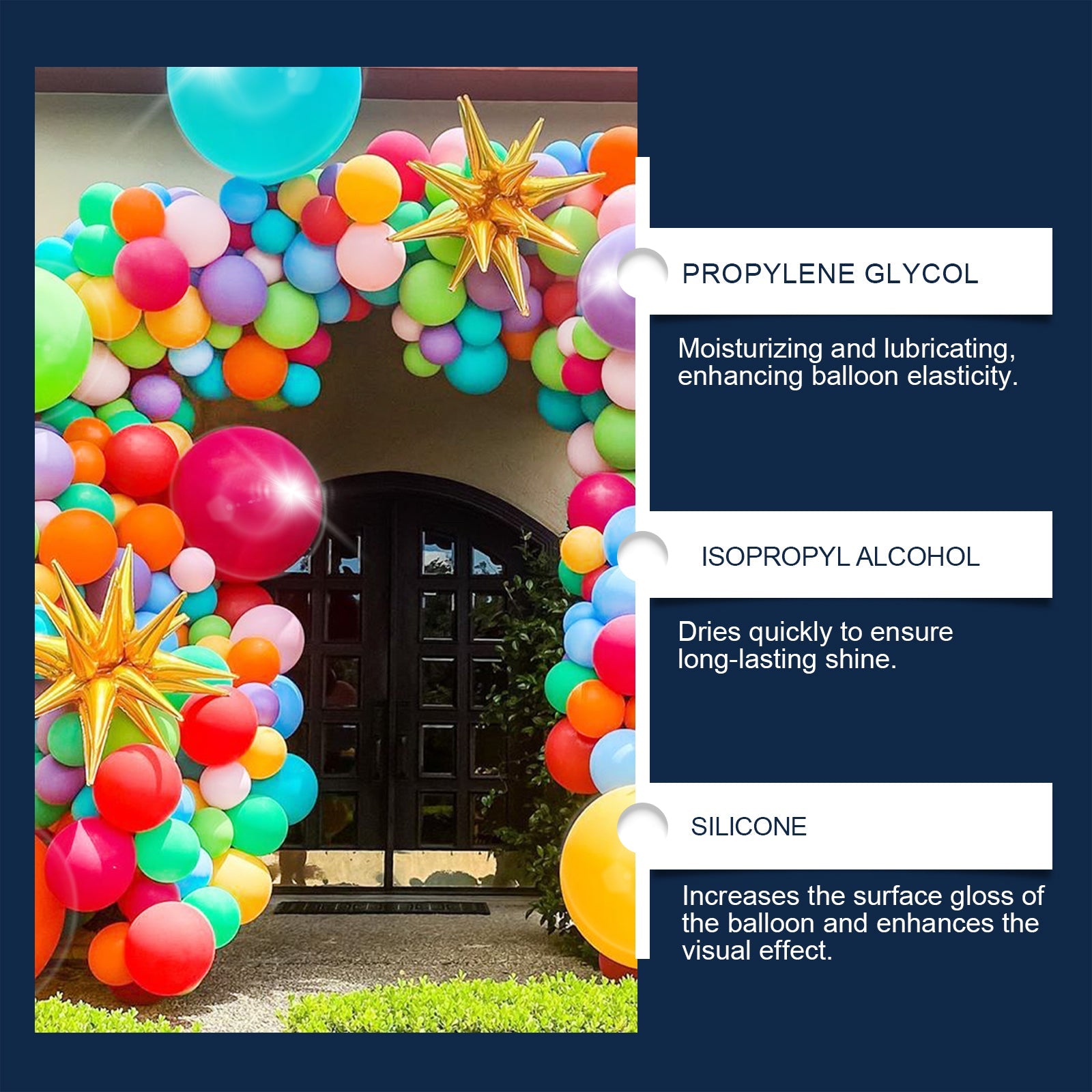 Balloon Highlighter Spray, Balloon Surface Texture Gloss Long-Lasting Anti-Oxidation Appearance Polishing Spray - Korvel