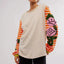 Sudadera de Cuello Redondo a Rayas con Manga Larga