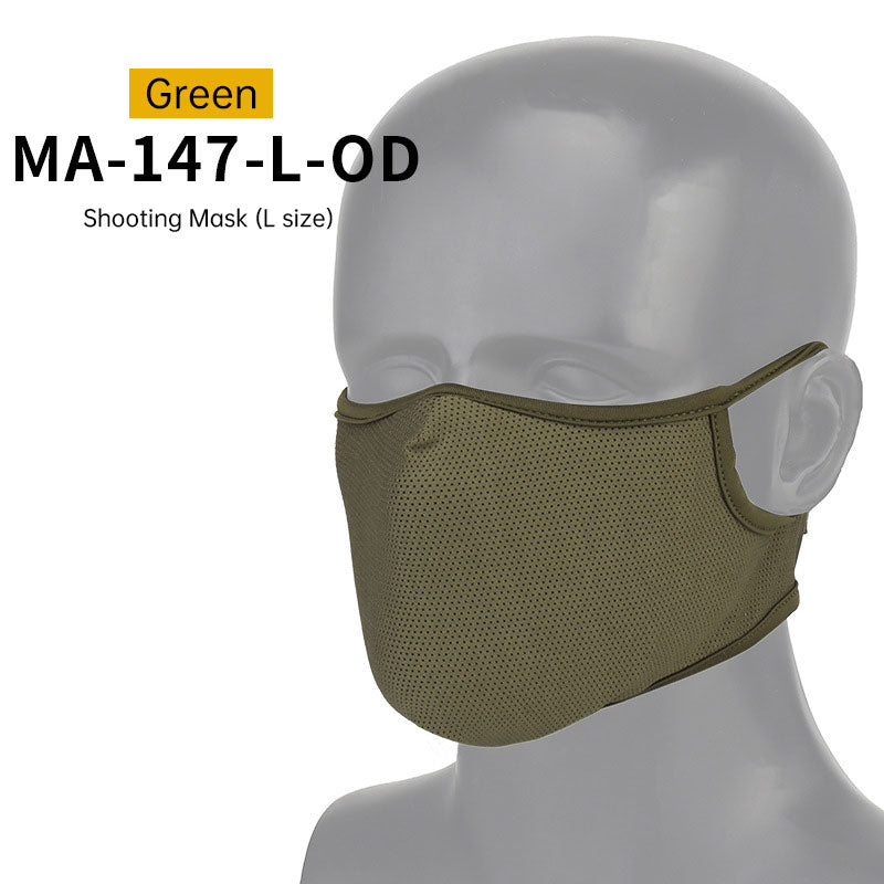 WoSporT Tactical Silicone Shooting Mask - Breathable Protection