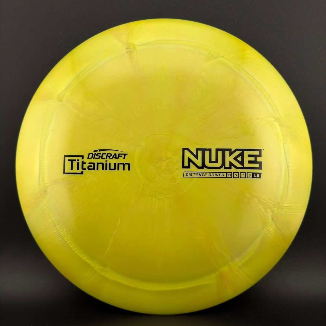 Titanium Swirl Nuke Disc Golf Driver