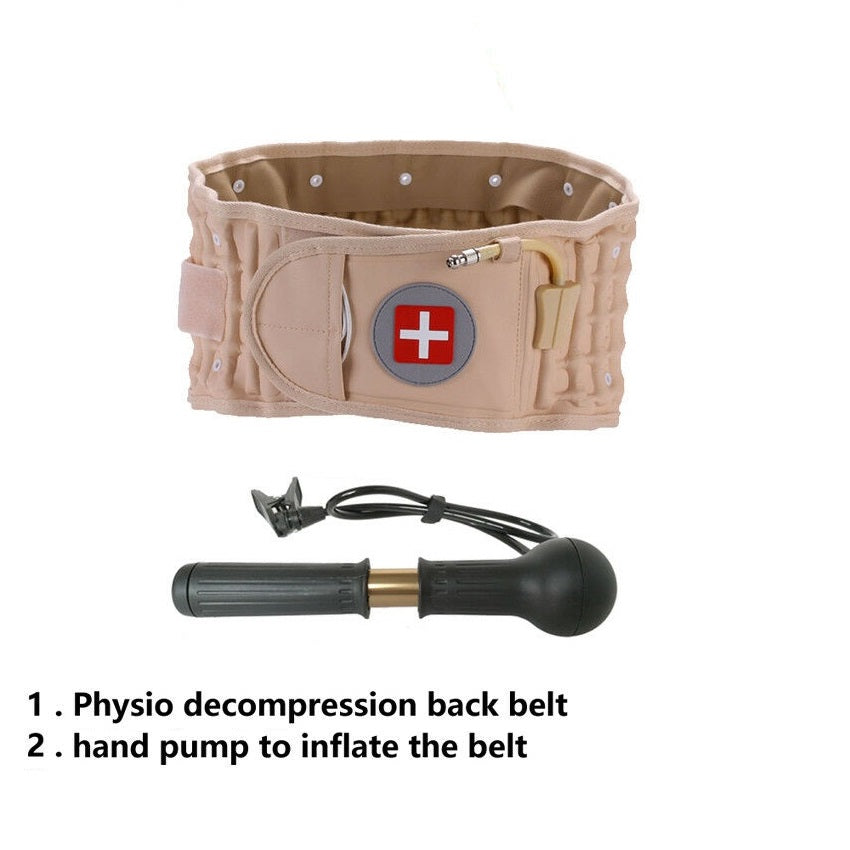Lumbar Spinal-air Decompression Back Belt Air Traction Waist Protect Belt Pain Lower Lumbar Support Fit for 29 inches -49 inches - Korvel
