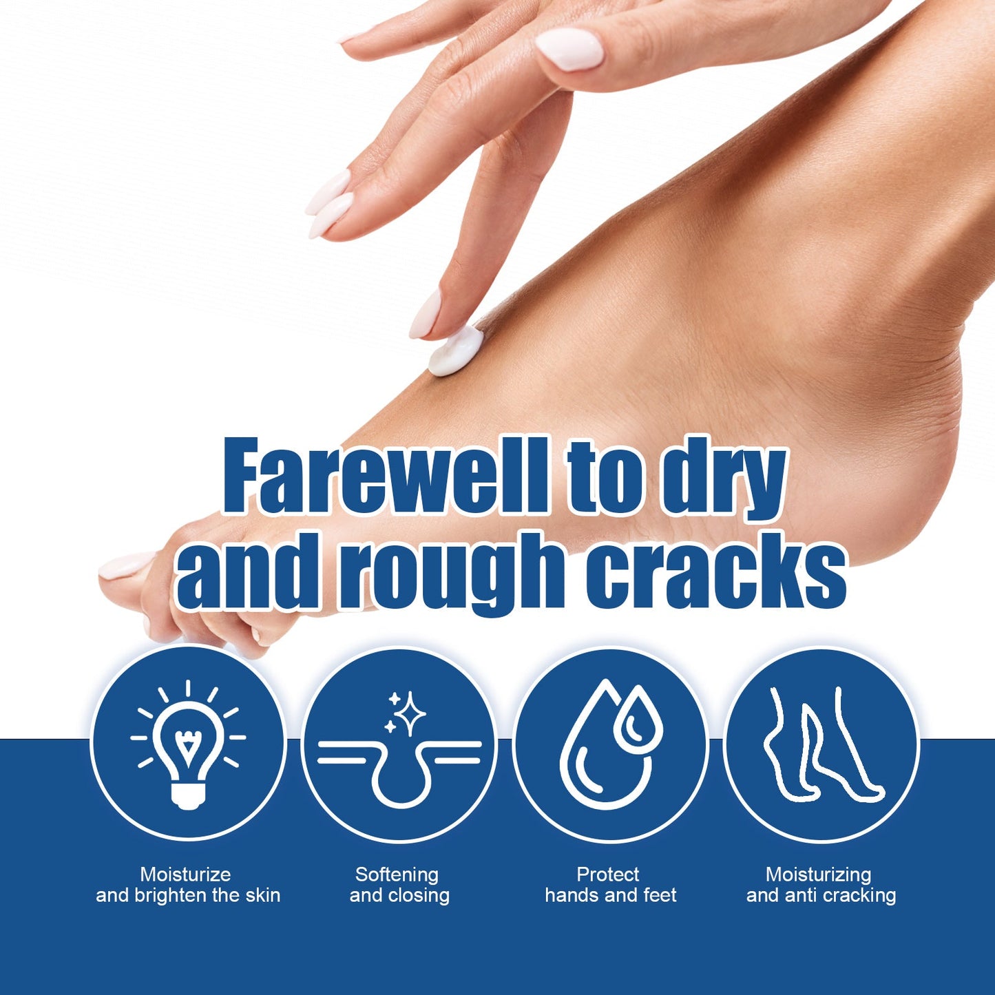 Body Repair Cream, Relieve Peeling Improve Chapped Dry Skin And Remove Dead Skin Moisturize Cream - Korvel