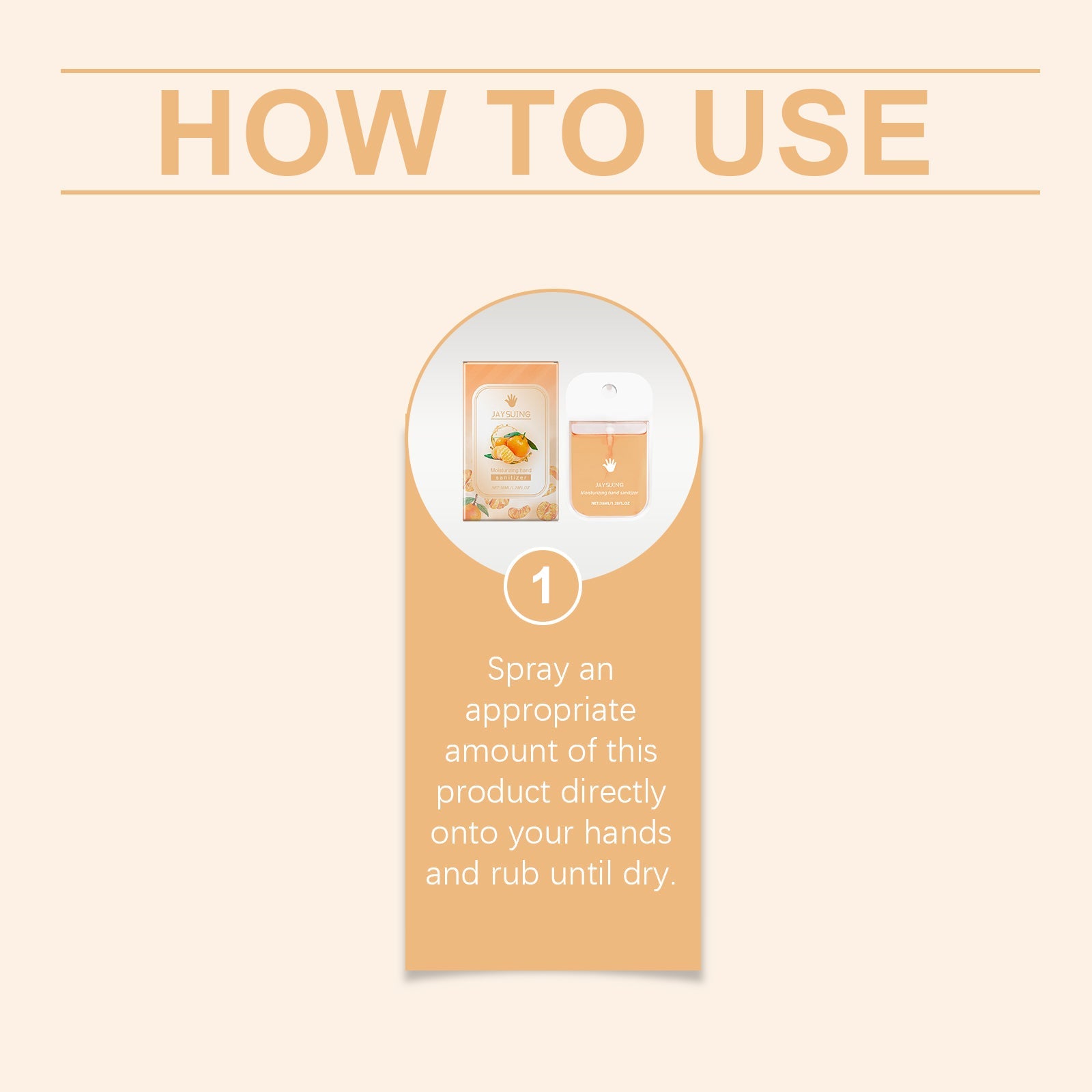 Portable Hand Sanitizer Spray Gently Clean Hands Keep Hands Clean With Handy Hand Sanitizer - Korvel