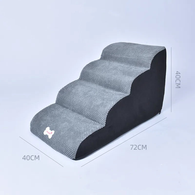 Pet slope stairs anti slip and wear-resistant removable and washable sponge steps - Korvel