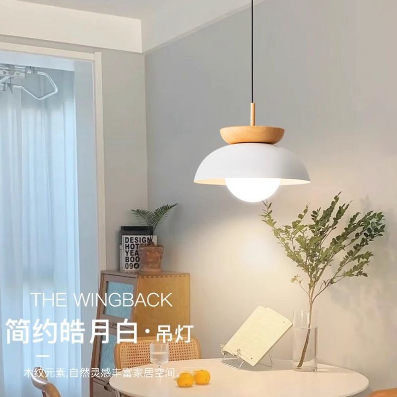 Modern Wabi Sabi Chandelier Japanese Wooden Pendant Light Decorative Indoor Metal Pendant Light - Korvel
