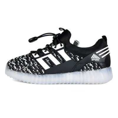 Colorful LED Light-Up Sneakers for Kids