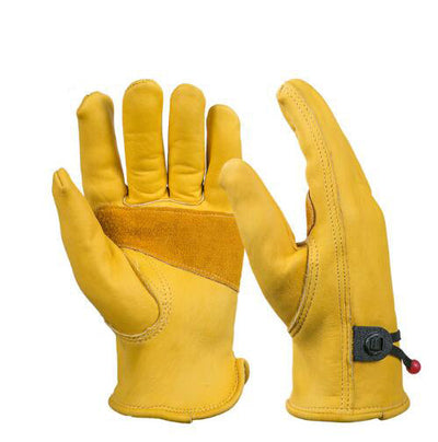 Premium Cowhide Leather Safety Gloves for Work and Welding