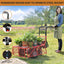 Wheelbarrow Utility Cart Electric Powered Cart 48V28Ah 500W Capacity 500lbs (230kg) Material Hauler 1000lbs Towing - Korvel