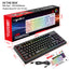 87 key wireless 2.4G film keyboard RGB backlit wireless keyboard - Korvel