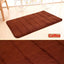 Tapis de bain en mousse à mémoire de forme en corail de luxe