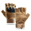 Tactical half-finger gloves men's soft shell protective microfiber special forces military fans sports cycling outdoor - Korvel