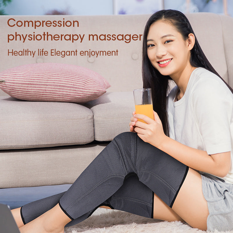 Leg Massager Air Wave Leg Physiotherapy Instrument Knee Heating Calf Kneading Massager Air Physiotherapy Instrument - Korvel