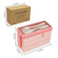 Portable microwaveable three-layer lunch box lunch box - Korvel