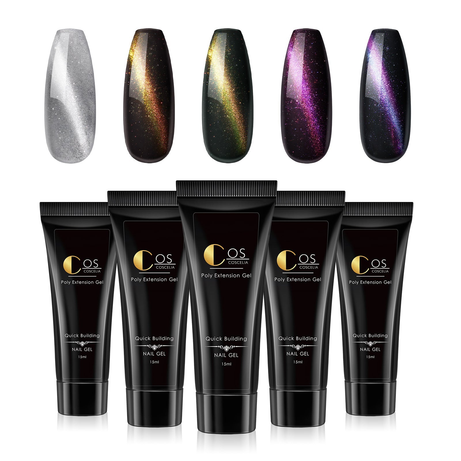 Painless Fast Crystal Extension Glue Cat Eye Manicure Phototherapy Glue Beginner Manicure Holder Nail Extension Glue - Korvel