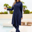 Cap, Long Sleeve Hooded Top and Pants Swim Set - Korvel