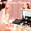 Portable makeup case, travel makeup bag with LED mirror, locked makeup storage box, brush holder, divider, rechargeable, white - Korvel
