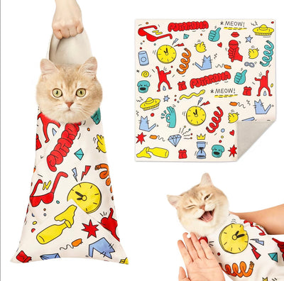 CatCalm Grooming Wrap - Sujeción Segura y Cómoda para Gatos