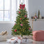 4.5' Hinged Tree with 200 Clear Lights-UL,Dia:32 - Korvel