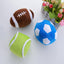 Pet Plush Squeaky Simulation Ball Dog Toy
