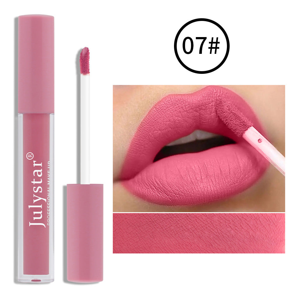 Fog Matte Makeup Free Ice Cream Lip Glaze Velvet Does Not Stick To Lip Mud - Korvel
