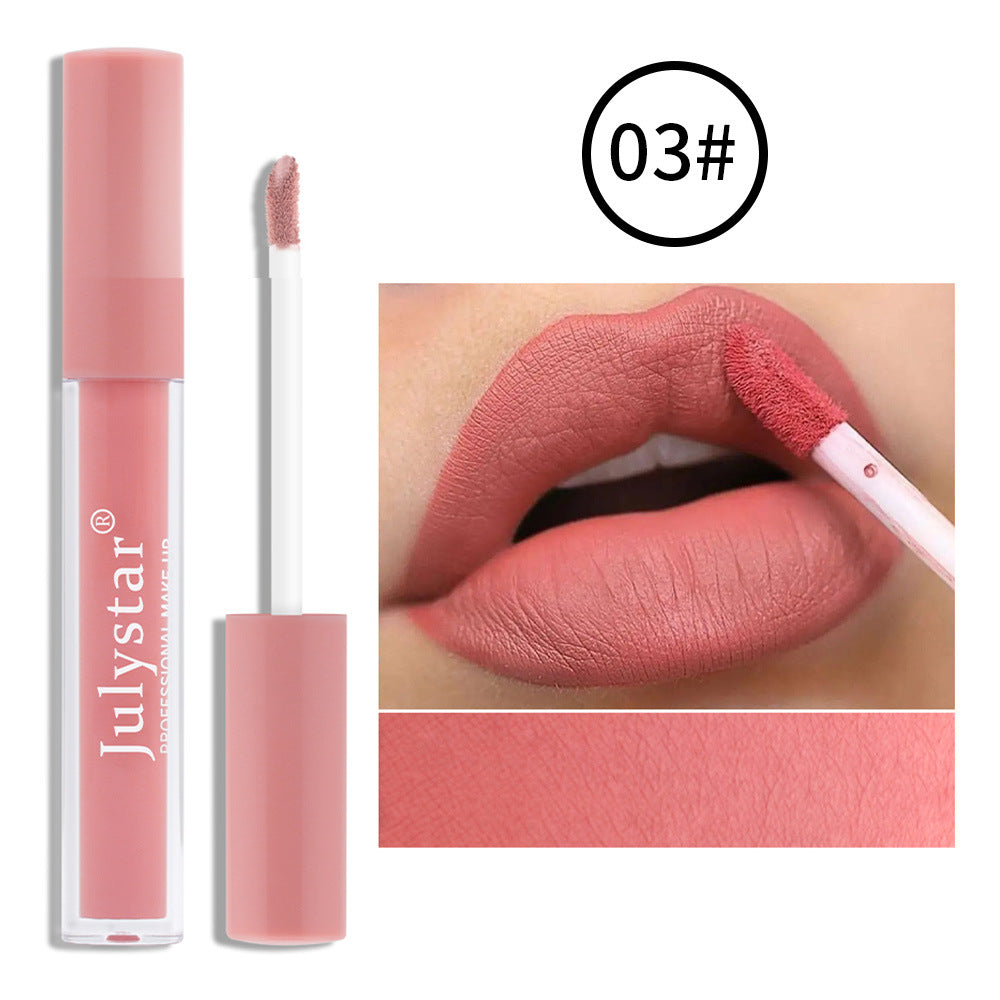 Fog Matte Makeup Free Ice Cream Lip Glaze Velvet Does Not Stick To Lip Mud - Korvel