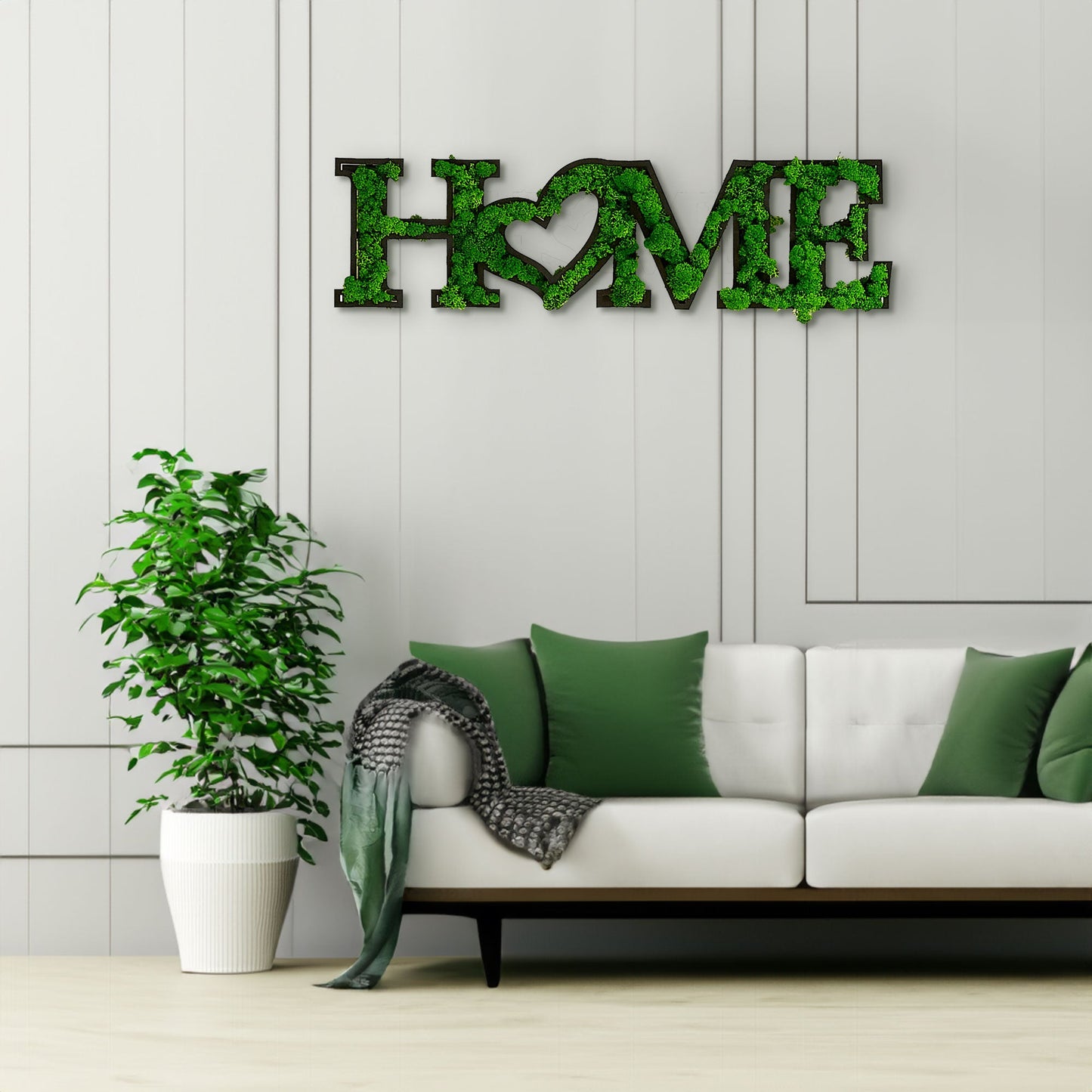 Décor mural en mousse Art Lettre HOME
