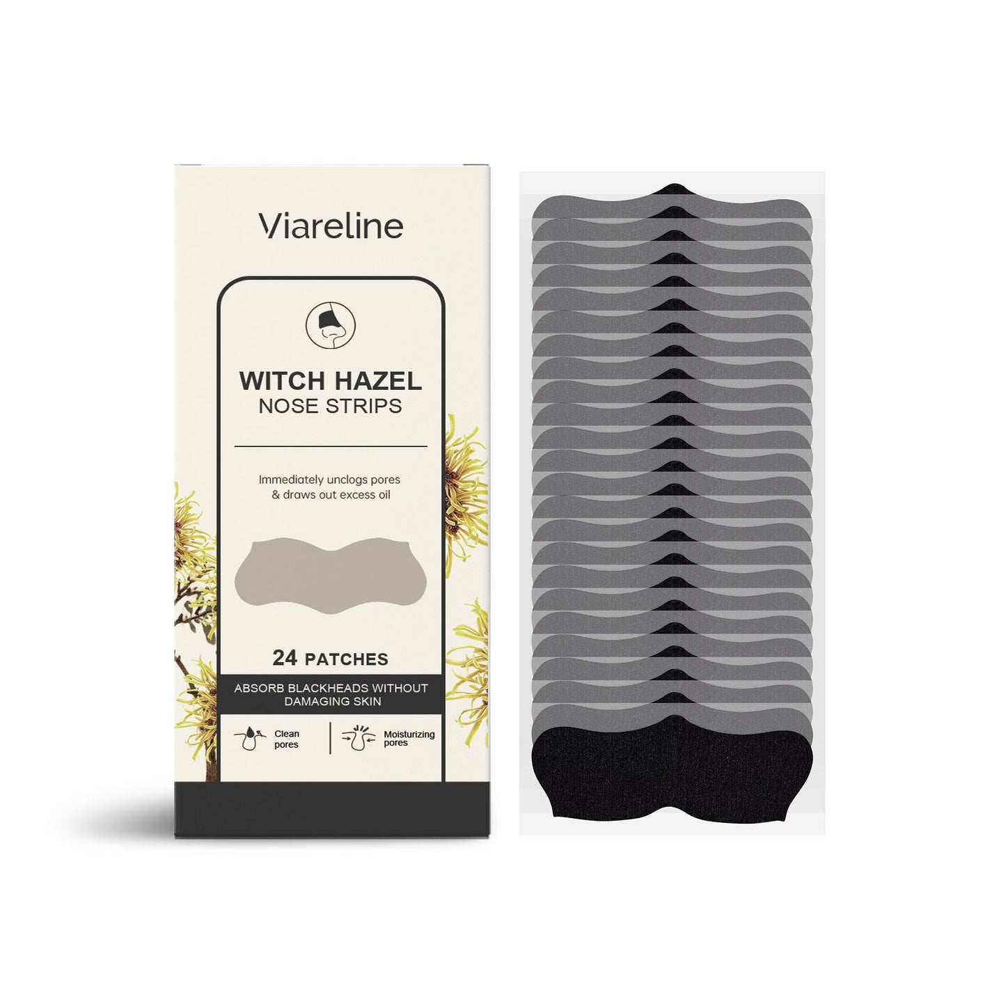 Premium Blackhead Pore Strips for Clear Skin