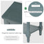 Mesa Consola Estrecha TREXM - Mesa de Sofá Slim con Cajones de Almacenamiento (Marino)