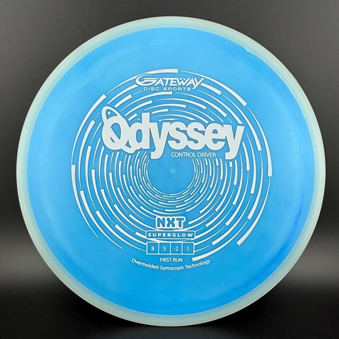 NXT Superglow Odyssey - First Run - Glow Rim Disc Golf Disc