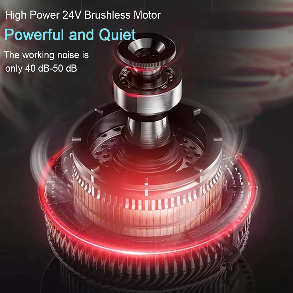 24V  Lcd Touch Adjustment 12 Gears Lcd Screen Sports Muscle Deep Tissu Fascia Mini Massage Gun With Lcd Display - Korvel