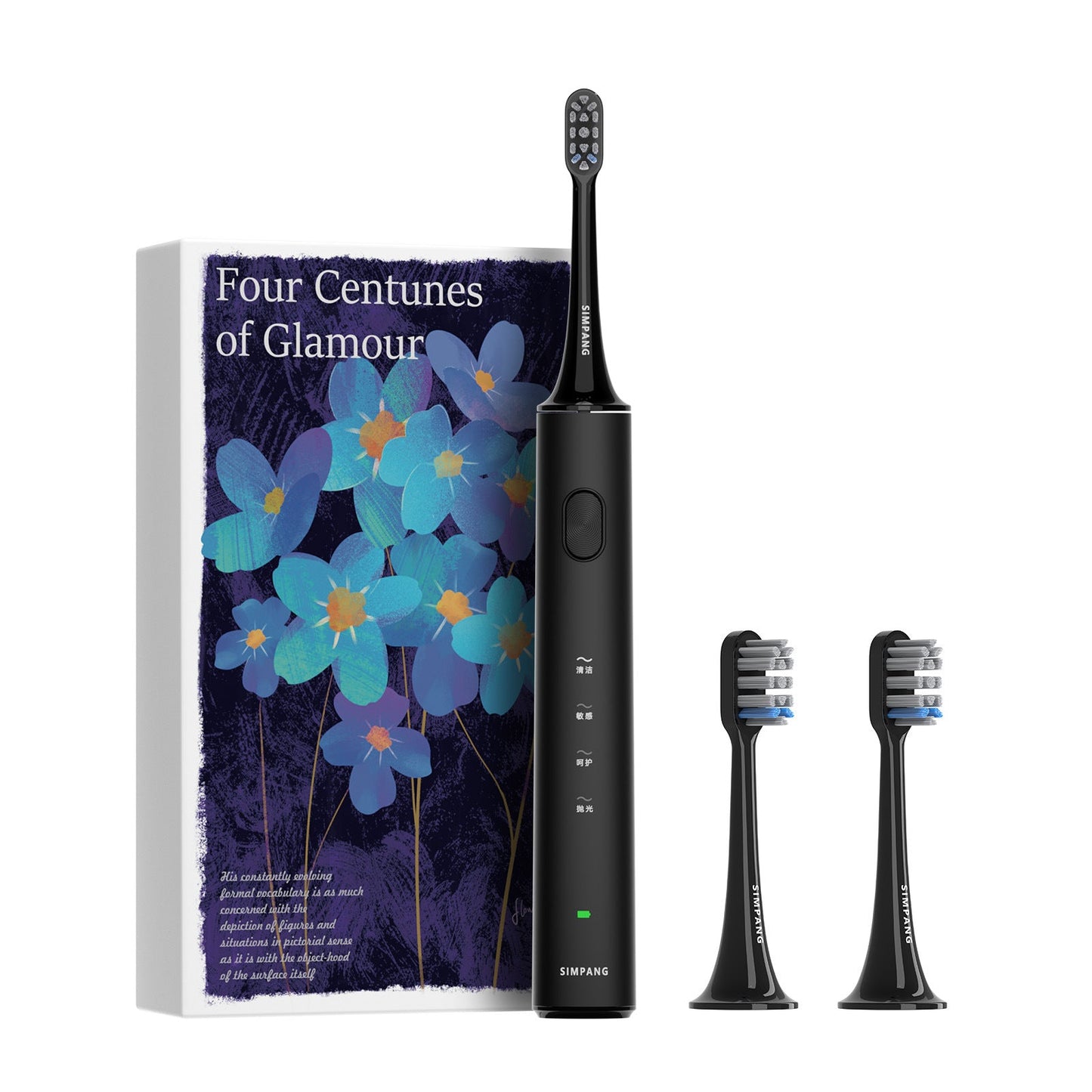 Smart Sonic Electric Toothbrush Soft Bristles Wireless Charging Adult Gift Box - Korvel