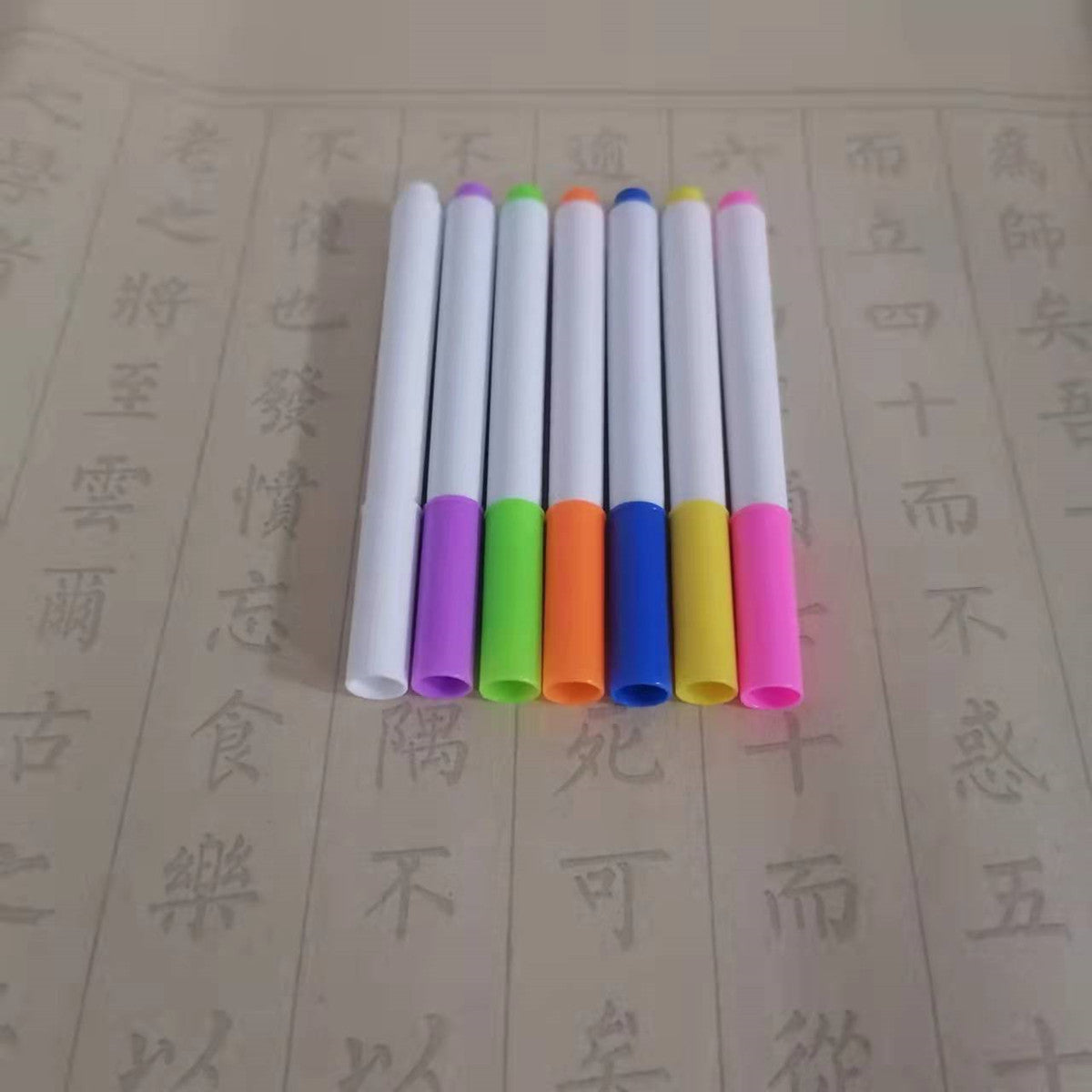 Erasable light board pen transparent acrylic luminous message note board whiteboard pen board graffiti painting pen - Korvel
