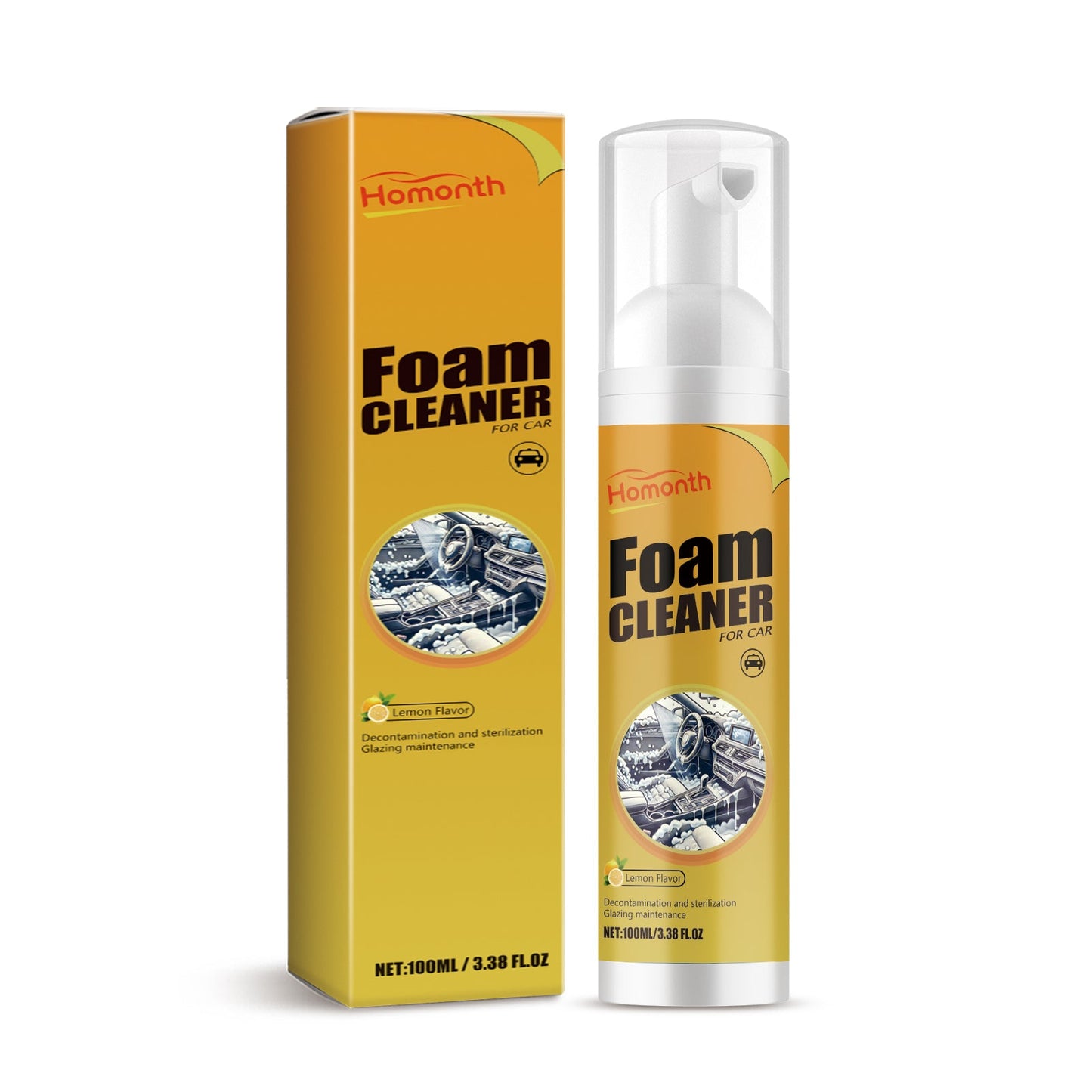 Automotive Interior Foam Cleaning Mousse, Automotive Interior Foam Cleaning Agent For Cleaning Car Roofs - Korvel