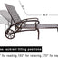 Aluminium Cast lounge chair 1pcs brown - Korvel