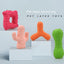 New Pet Latex Toy with Spiked Bone and Four-Corner Square Latex Sound Toy Durable Teeth-Cleaning Dog Toy - Korvel