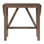 TOPMAX 3-Piece Wood Counter Height Drop Leaf Dining Table Set with 2 Upholstered Dining Chairs for Small Place, Brown - Korvel