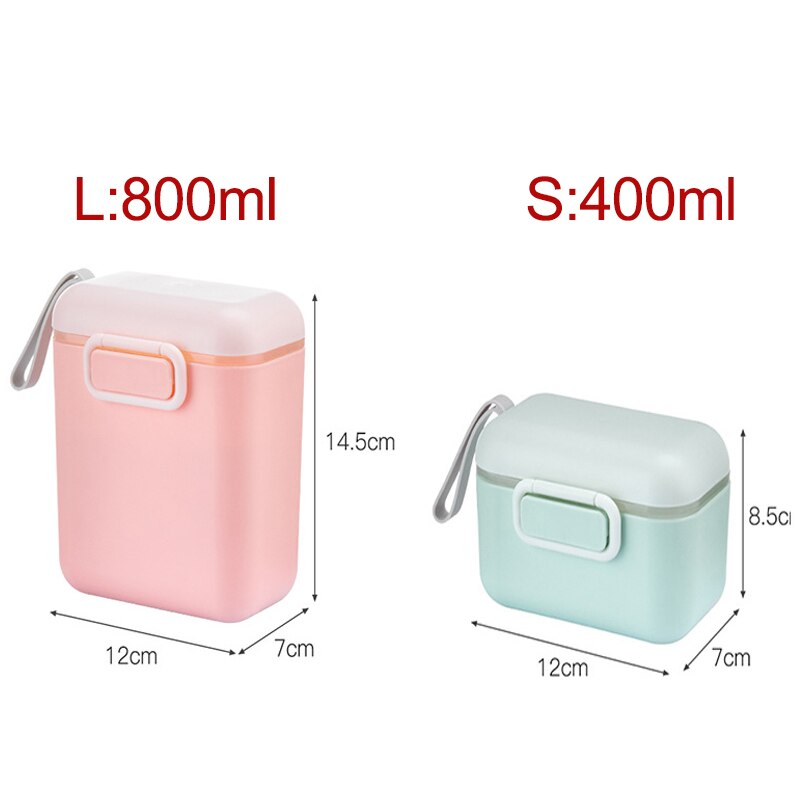 New Baby Milk Powder Portable Baby Food Storage Box Essential Cereal Infant Milk Powder Box Toddle Snacks Container - Korvel
