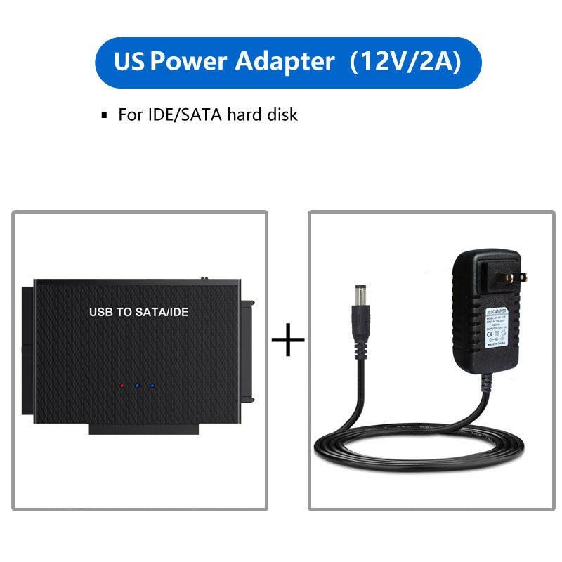 TYPE-C hard drive adapter USB3.1 to SATA IDE easy drive cable 2.5-inch 3.5-inch adapter cable - Korvel