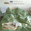 Solid Color Simple Four-Piece Set Flannel Quilt Cover INS Style Quilt Cover Dormitory Summer Washed Cotton Bedding Three-Piece Set - Korvel