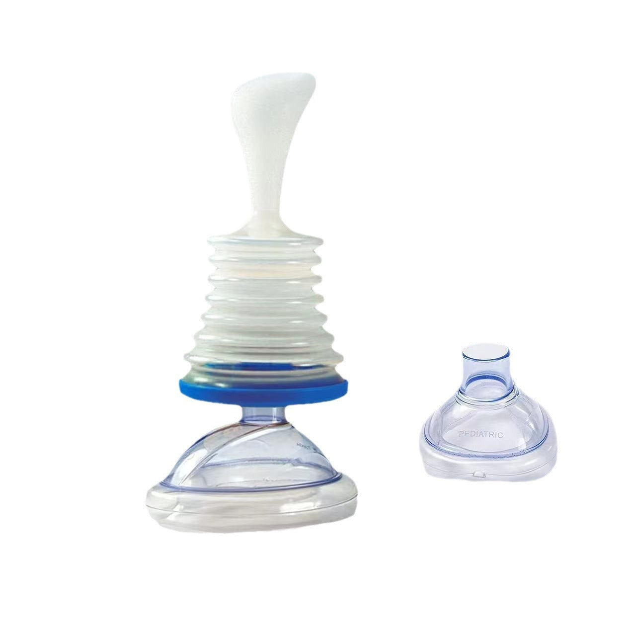 Respiratory trainer suffocation first aid mask artificial heart and lung Choking Emergency Device - Korvel