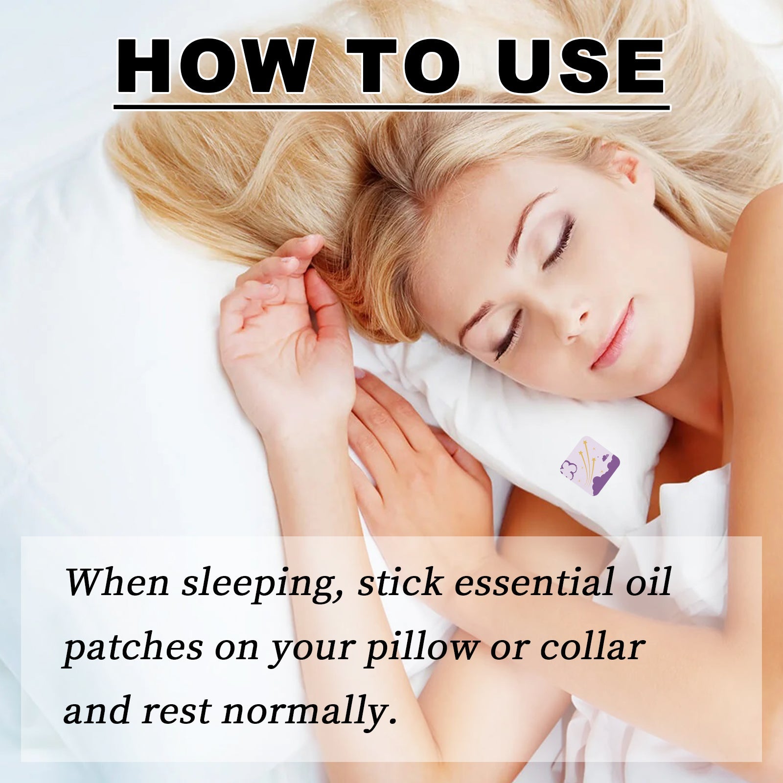 Essential Oil Goodnight Patch, Helps You Fall Asleep Quickly At Night And Relieves Body Muscle Fatigue And Stress Sleep Patch - Korvel