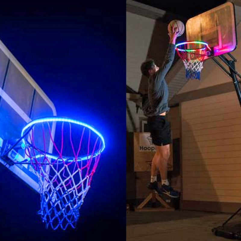 Luz de Aro de Baloncesto LED - Lámpara de Inducción Solar