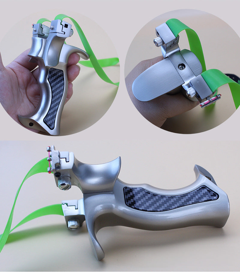Titanium Alloy Slingsshot Integrated Clip Extended Hand Guard Cover Outdoor Hunting And Shooting Competitive Slingshot - Korvel