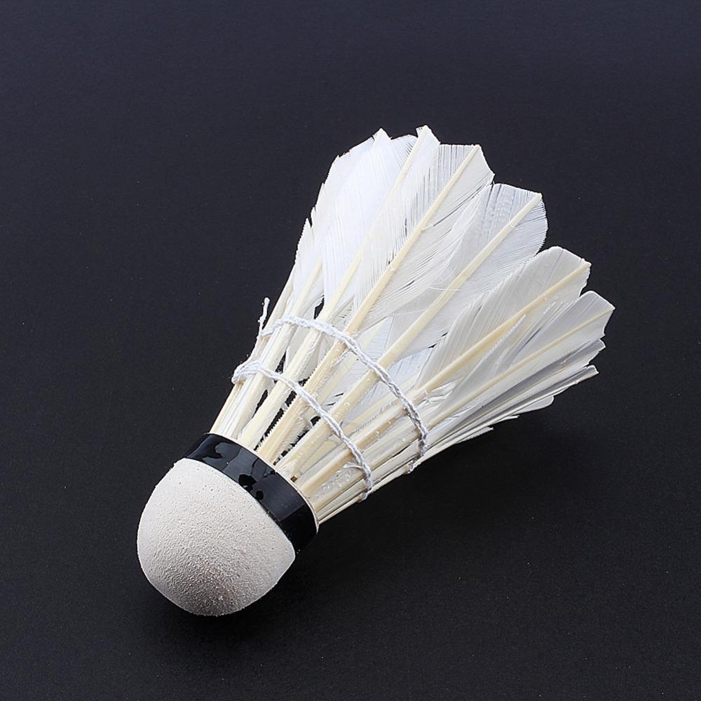 Shuttlecocks de pluma premium - Paquete de 12