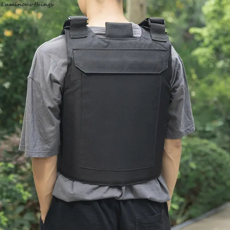 Tactical Army Vest Multi functional Armor Plate Tactical Carrier Vest CP Camo 800D - Korvel